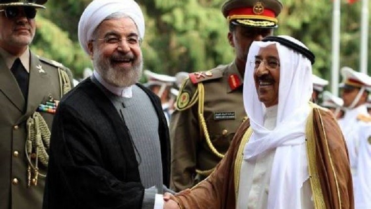 روحاني وأمير الكويت 